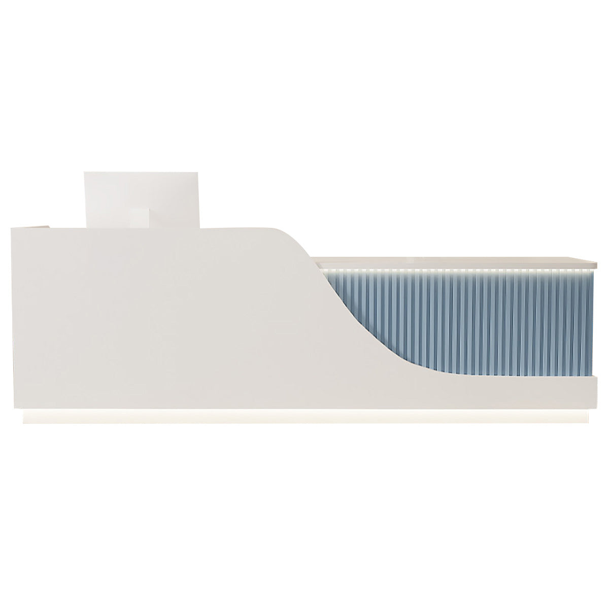 Modern Reception Desk Counter Retail Salon 120–400cm Reception Desk For Office, Salon