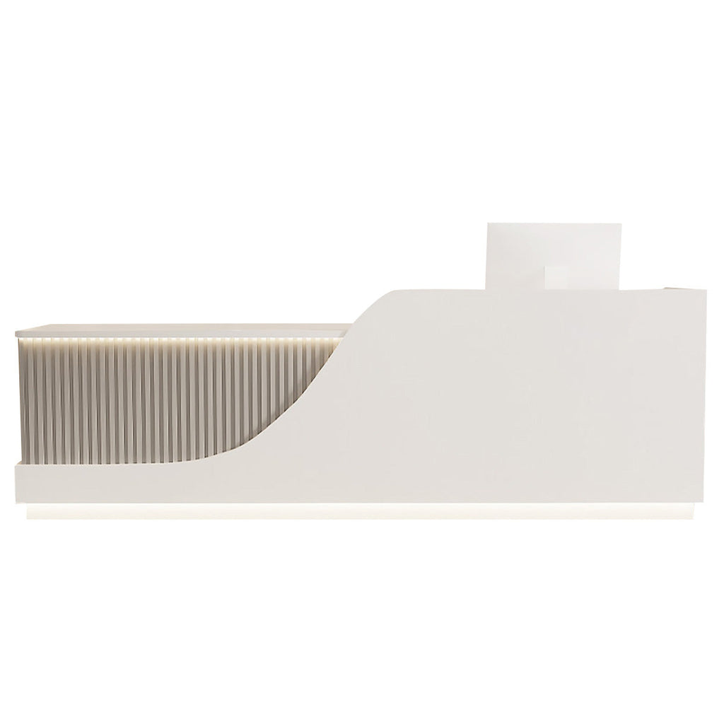 Modern Reception Desk Counter Retail Salon 120–400cm Reception Desk For Office, Salon