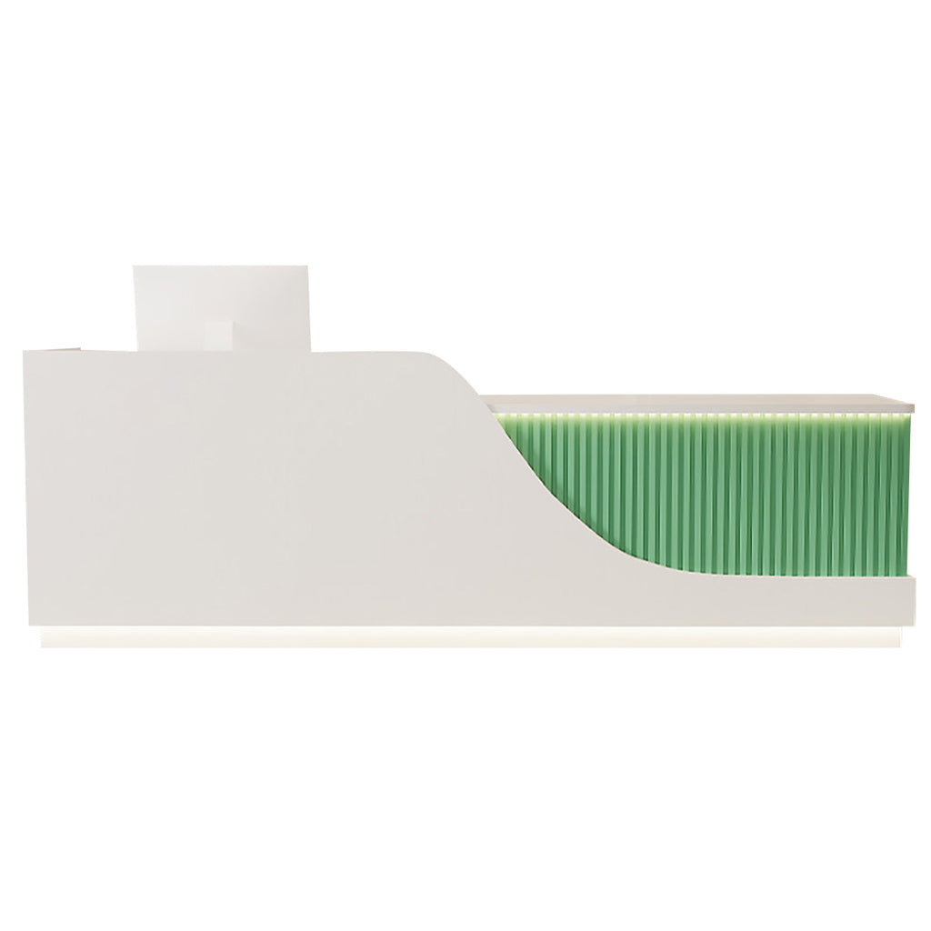 Modern Reception Desk Counter Retail Salon 120–400cm Reception Desk For Office, Salon