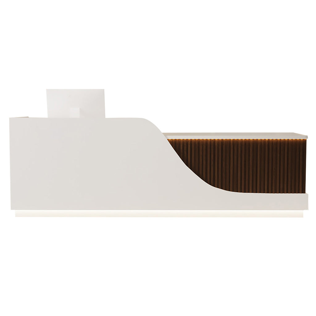 Modern Reception Desk Counter Retail Salon 120–400cm Reception Desk For Office, Salon