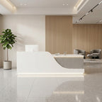 Modern Reception Desk Counter Retail Salon 120–400cm Reception Desk For Office, Salon