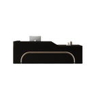 Luxury Curved Reception Desk Counter Modern 80–450cm Retail And Hotel Use
