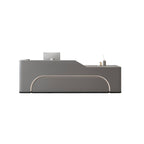 Luxury Curved Reception Desk Counter Modern 80–450cm Retail And Hotel Use