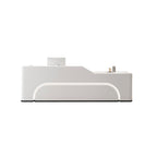 Luxury Curved Reception Desk Counter Modern 80–450cm Retail And Hotel Use