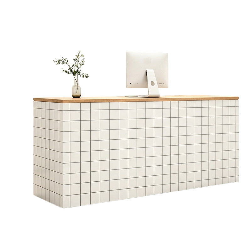 Modern Reception Desk with LED for Salon Hotel Retail 100–380cm