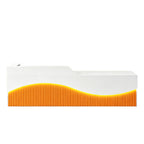 Modern L-Shaped Lacquer Reception Desk with Storage for Retail, Salon & Office 120-520cm