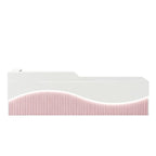 Modern L-Shaped Lacquer Reception Desk with Storage for Retail, Salon & Office 120-520cm