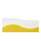 Modern L-Shaped Lacquer Reception Desk with Storage for Retail, Salon & Office 120-520cm