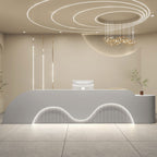 Modern Reception Counter Desk for Beauty Salon, Hair Studio, Retail & Office | ArvionFurn