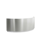 Modern Curved Reception Desk with LED Lighting, Storage & Custom Logo | ArvionFurn