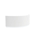 Modern Curved Reception Desk with LED Lighting, Storage & Custom Logo | ArvionFurn