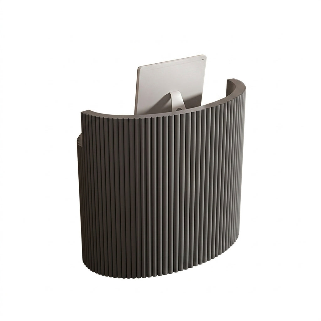 Curved Reception Desk for Salon, Spa & Office with Custom Size | ArvionFurn