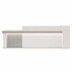 Modern Reception Counter with Storage, Lockable Drawer & Custom Logo | ArvionFurn