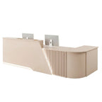 Corner Reception Counter with Storage for Salon, Retail & Small Shops | ArvionFurn