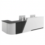Corner Reception Counter with Storage for Salon, Retail & Small Shops | ArvionFurn