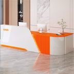 Corner Reception Counter with Storage for Salon, Retail & Small Shops | ArvionFurn