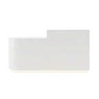 Modern LED Reception Desk for Salon Retail 100–360cm Black Gray White