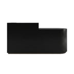 Modern LED Reception Desk for Salon Retail 100–360cm Black Gray White