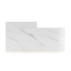 Modern LED Reception Desk for Salon Retail 100–360cm Black Gray White