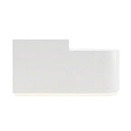 Modern LED Reception Desk for Salon Retail 100–360cm Black Gray White