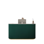 Luxury Modern Curved Reception Desk with LED Lighting for Retail, Salon & Café | ArvionFurn