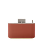 Luxury Modern Curved Reception Desk with LED Lighting for Retail, Salon & Café | ArvionFurn