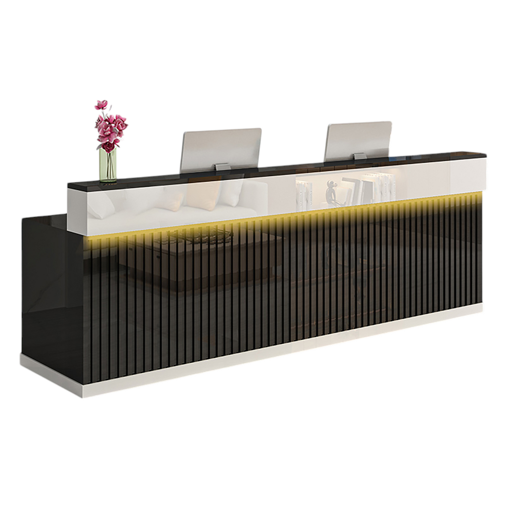 Modern Reception Desk Counter for Salon, Retail Store and Office Front Desk
