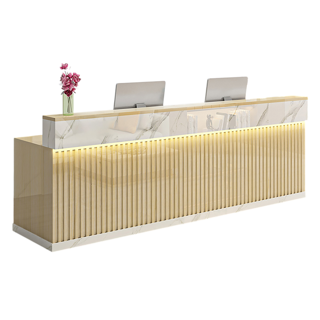 Modern Reception Desk Counter for Salon, Retail Store and Office Front Desk