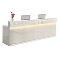 Modern Reception Desk Counter for Salon, Retail Store and Office Front Desk