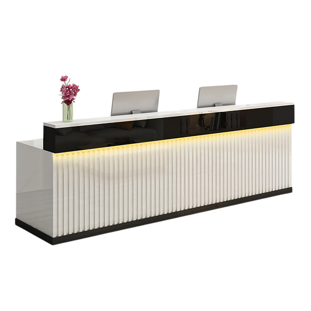 Modern Reception Desk Counter for Salon, Retail Store and Office Front Desk