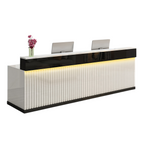 Modern Reception Desk Counter for Salon, Retail Store and Office Front Desk