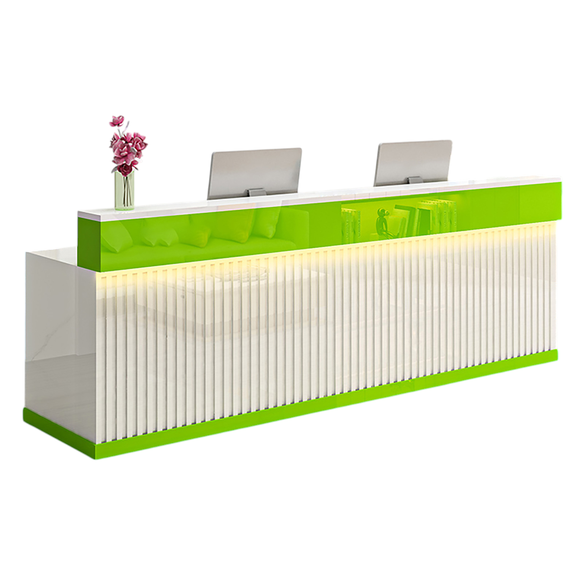 Modern Reception Desk Counter for Salon, Retail Store and Office Front Desk