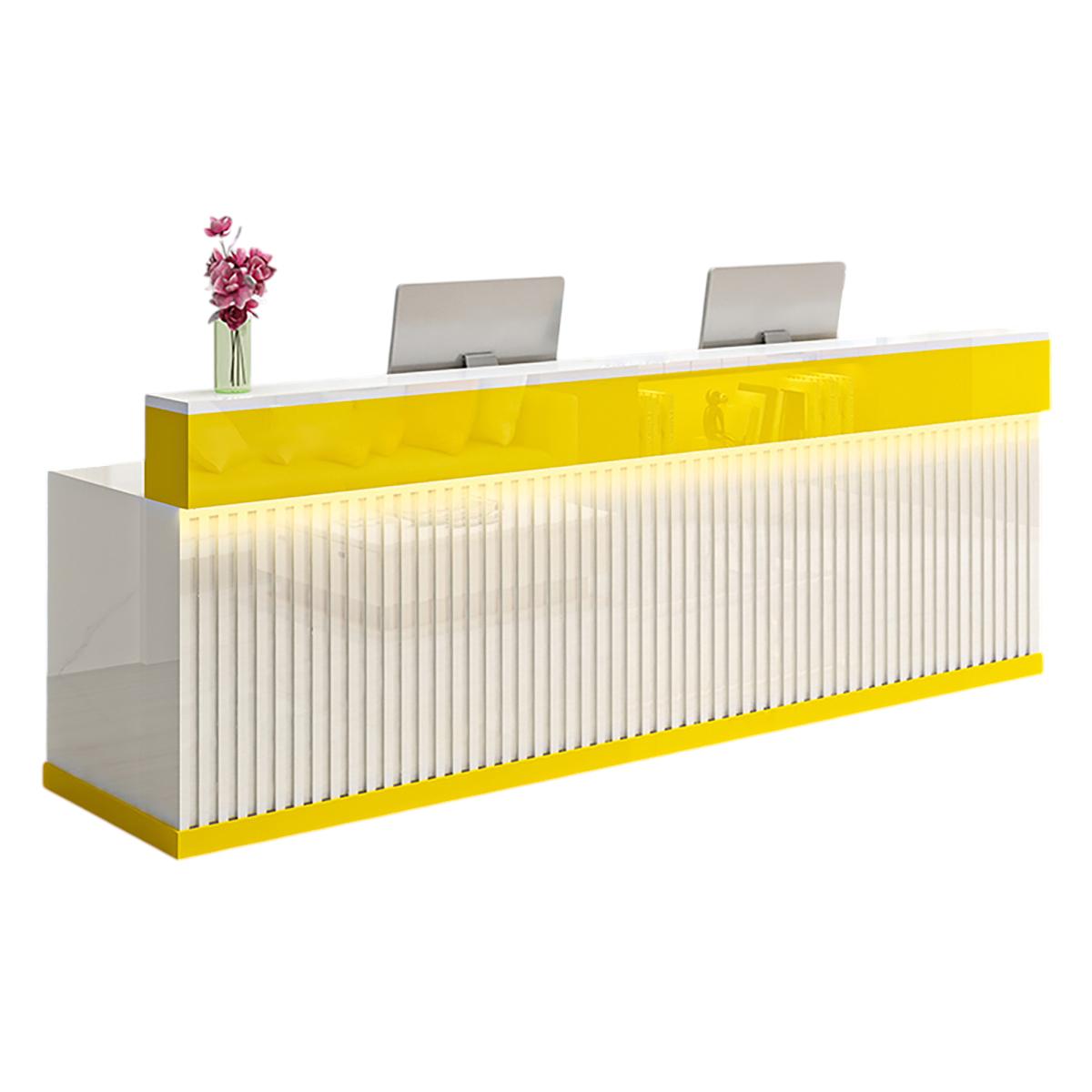 Modern Reception Desk Counter for Salon, Retail Store and Office Front Desk