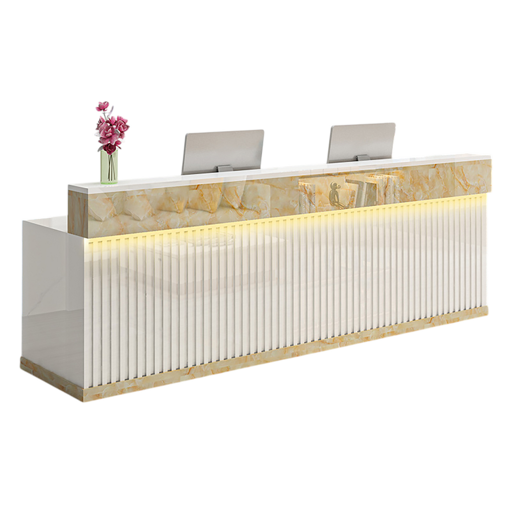 Modern Reception Desk Counter for Salon, Retail Store and Office Front Desk