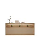 Wabi Sabi Style Reception Desk Counter for Boutique, Salon and Guesthouse