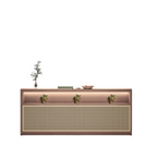 Wabi Sabi Style Reception Desk Counter for Boutique, Salon and Guesthouse