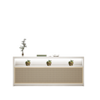 Wabi Sabi Style Reception Desk Counter for Boutique, Salon and Guesthouse
