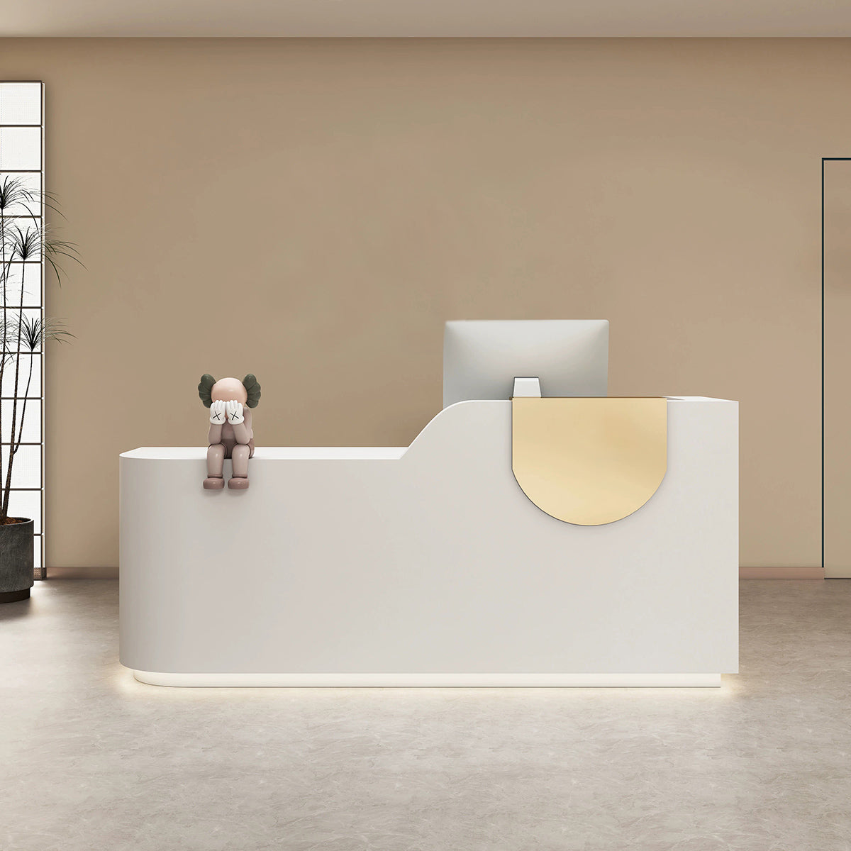 ArvionFurn Reception Counter for Retail Stores, Salons & Training Centers, 120–400cm