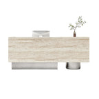 ArvionFurn Modern Retail Checkout Counter & Reception Desk for Clothing and Beauty Stores, 120–340cm