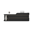 ArvionFurn Lacquer Reception Counter with Custom Logo, 120–400cm, Multiple Colors, No Assembly