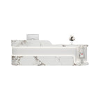 ArvionFurn Lacquer Reception Counter with Custom Logo, 120–400cm, Multiple Colors, No Assembly