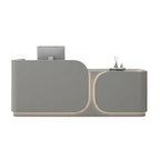 Modern Reception Desk for Salon Retail 100–400cm Custom Colors