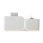 Modern Reception Desk for Salon Retail 100–400cm Custom Colors
