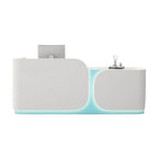 Modern Reception Desk for Salon Retail 100–400cm Custom Colors