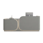 Modern Reception Desk for Salon Retail 100–400cm Custom Colors