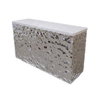 Stainless Steel Reception Desk 120–300cm with Wood Top Option