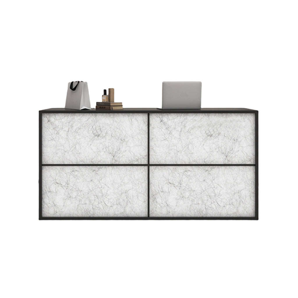 Modern Reception Desk for Salon Retail 100–380cm Lacquer Finish