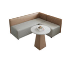 ArvionFurn Creative Modular Booth Sofa & Coffee Table Set, Flexible Seating for Cafés & Offices