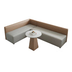 ArvionFurn Creative Modular Booth Sofa & Coffee Table Set, Flexible Seating for Cafés & Offices