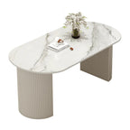 ArvionFurn Cream-Style Reception Sofa & Table Set for Bridal Shops, Photography Studios & Beauty Salons